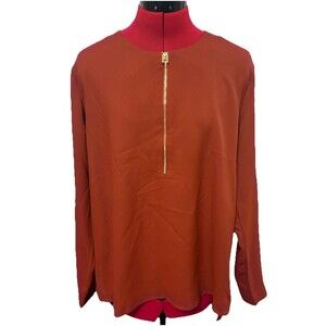 Halston NWT Women’s Brown Top Size Large